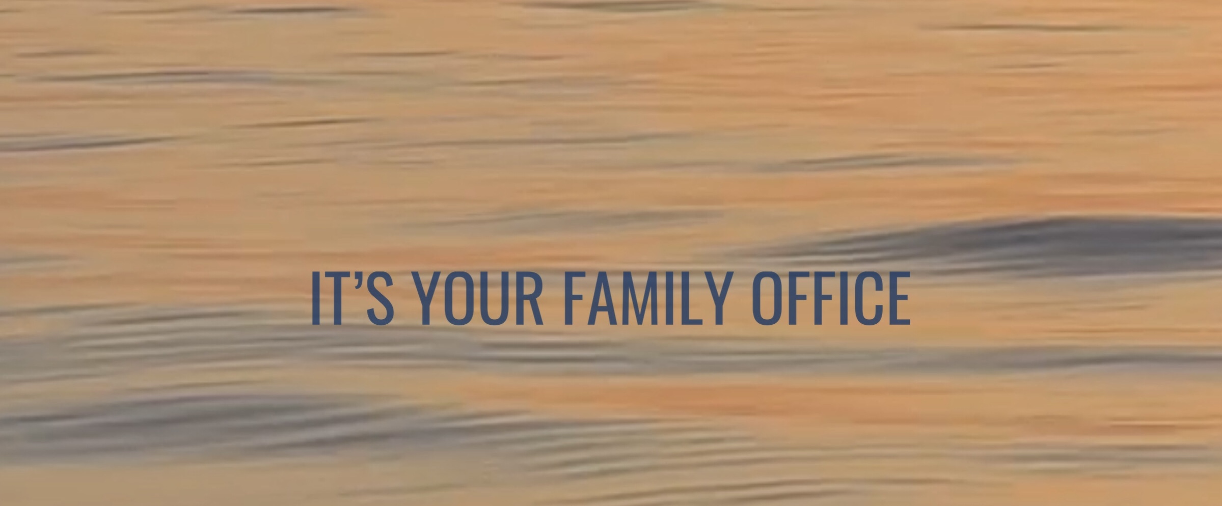 It's Your Family Office, Running Point