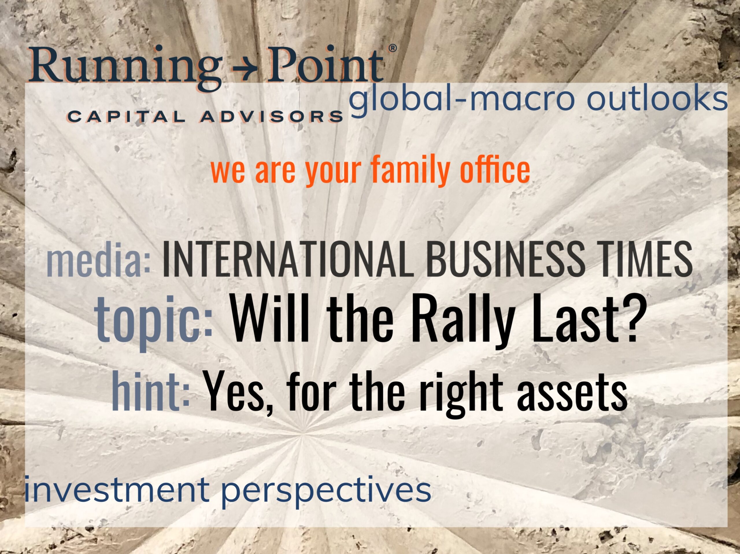 International Business Times: Will the Rally Last?