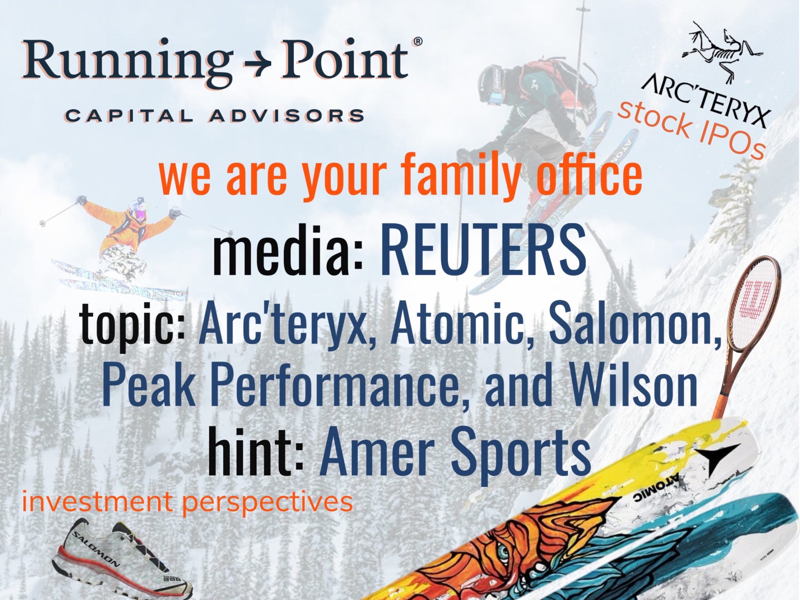 Reuters: Arc’teryx, Atomic, Peak Performance, Salomon, and Wilson Sporting