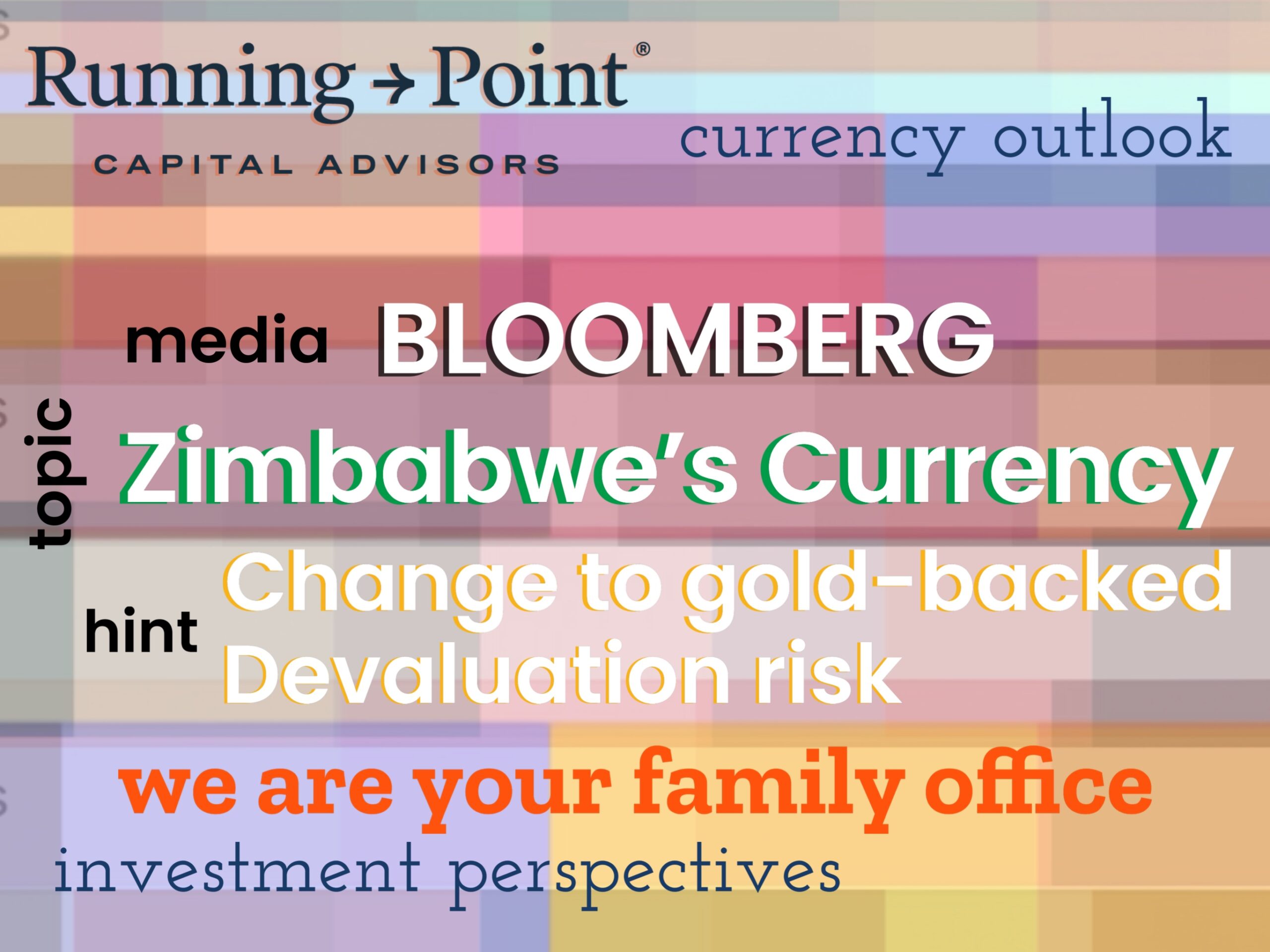Bloomber News: Zimbabwe’s Currency