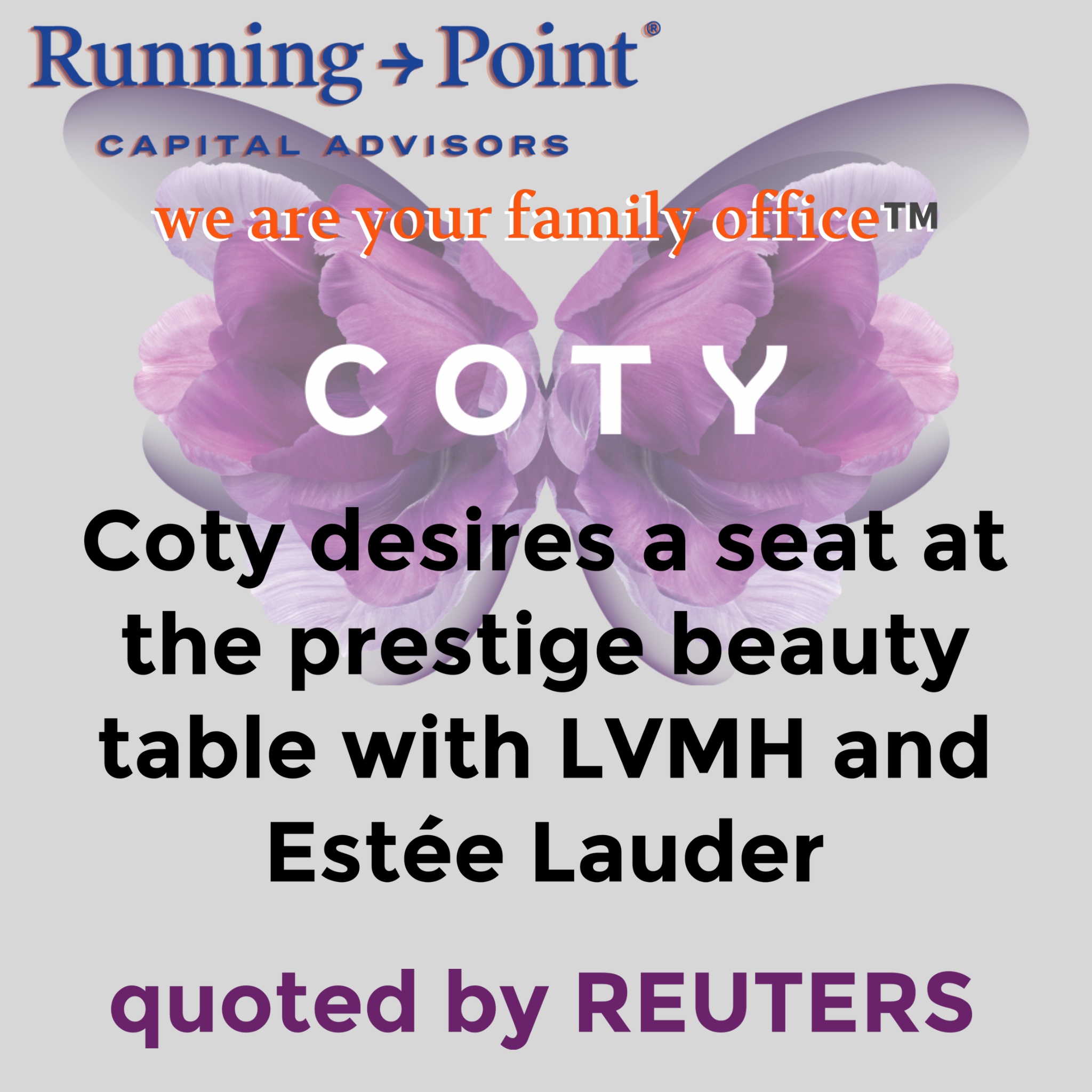 Coty wants prestige, not price wars