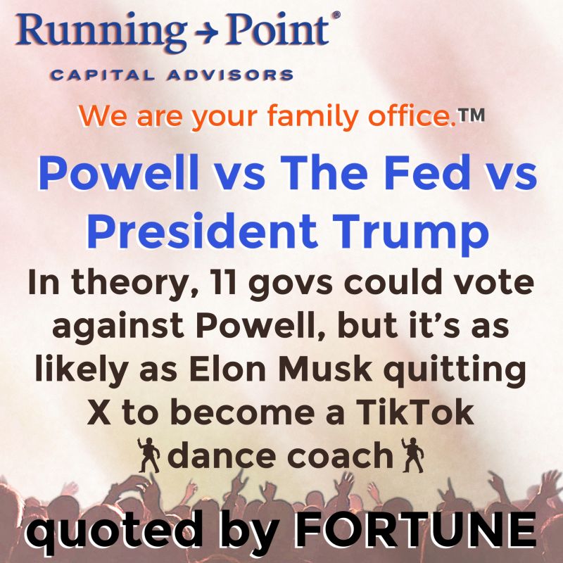 FORTUNE: A vacancy on the Fed is opening early as Trump urges board to ‘assume control’ if Powell doesn’t cut rates